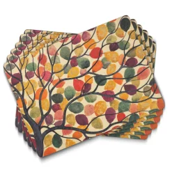 Pimpernel Dancing Branches Set of 6 Placemats Outlet