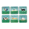 Pimpernel Dans Le Jardin Set of 6 Coasters New