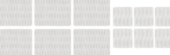 Pimpernel Eclipse Set of 6 Placemats & Coaster Set Hot
