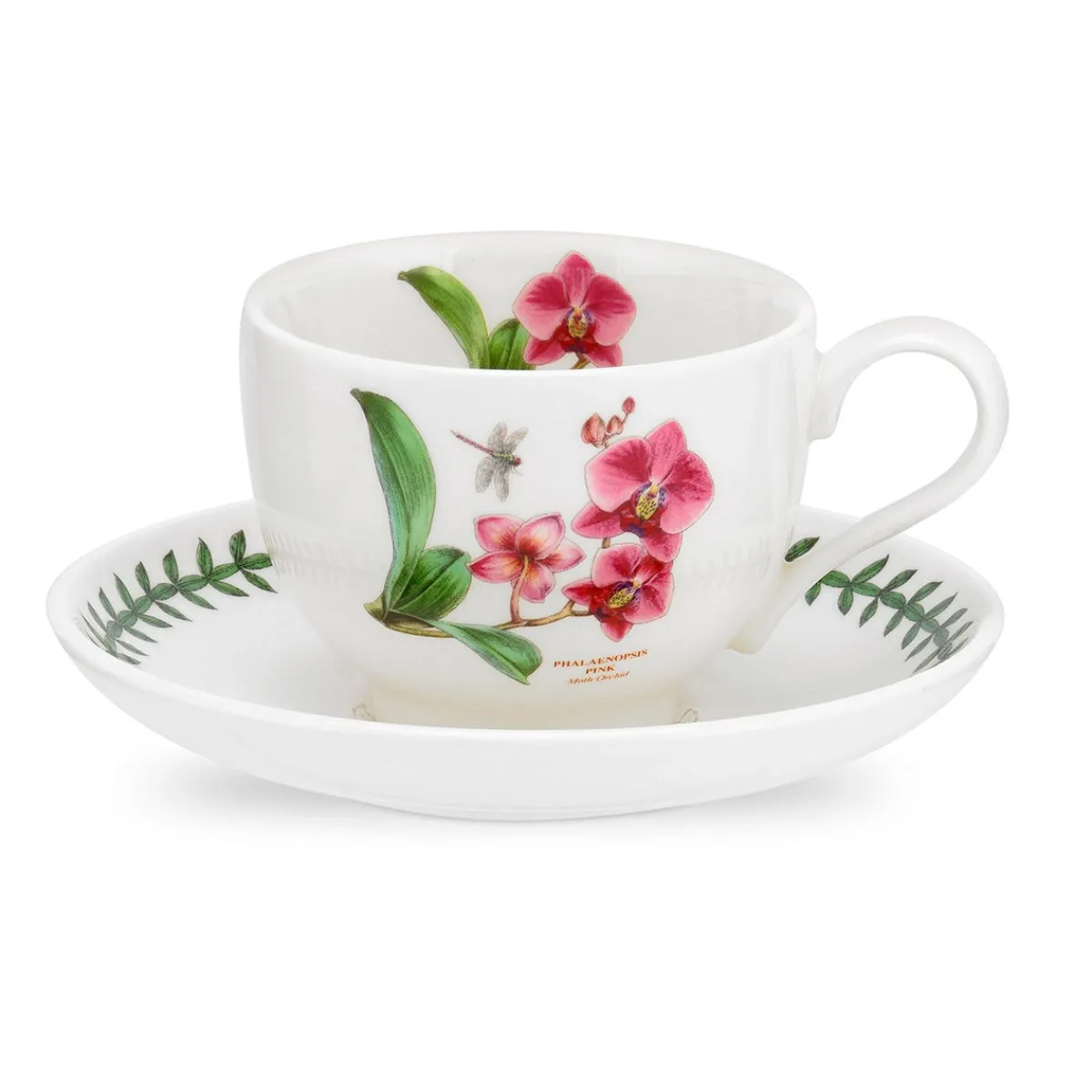 Portmeirion Exotic Botanic Garden Orchid Teacup & Saucer Outlet
