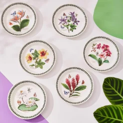 Portmeirion Exotic Botanic Garden Plate Set, 20cm New