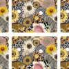 Pimpernel Floral Jungle Set of 6 Placemats New