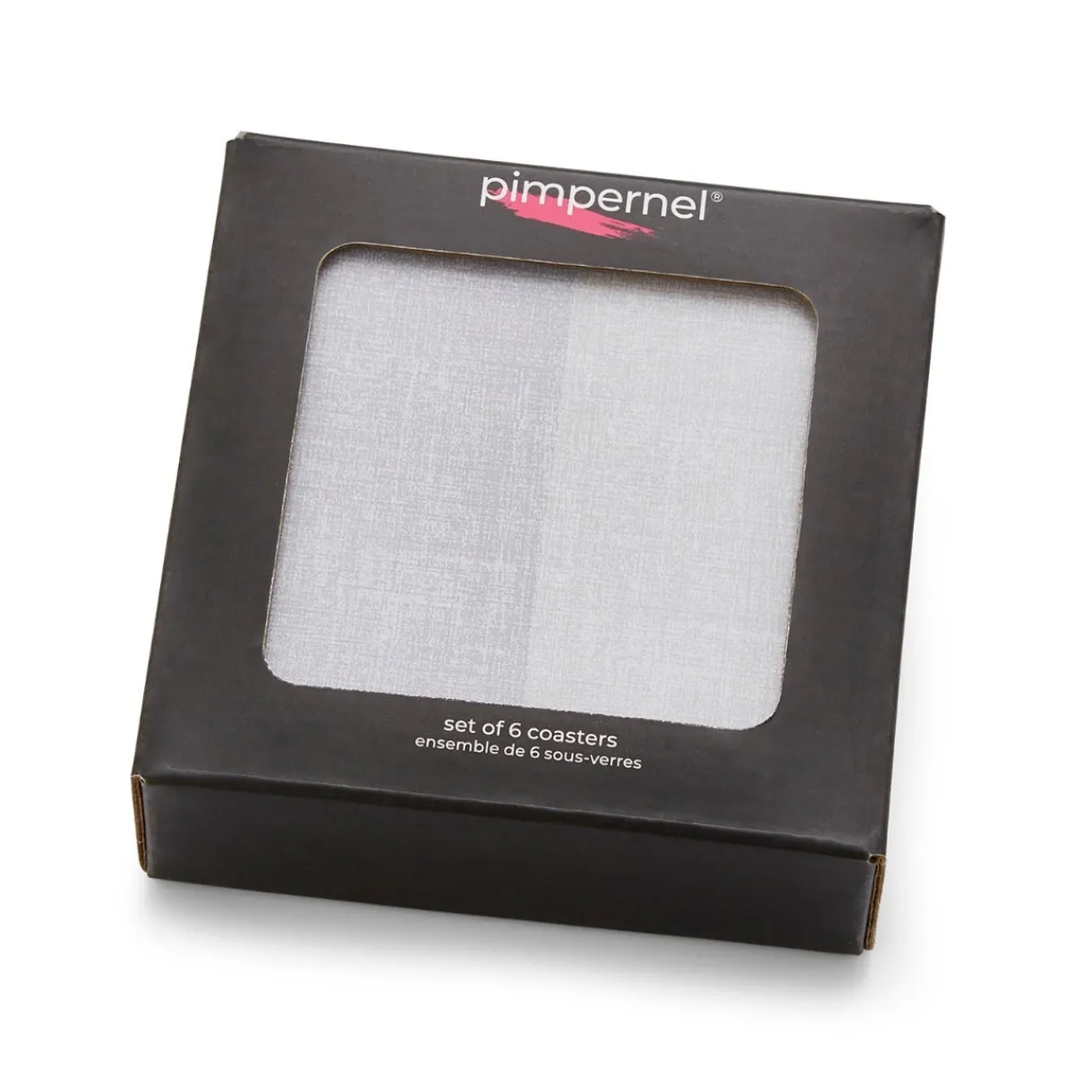 Pimpernel Go Neutral Set of 6 Coasters Discount