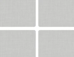 Pimpernel Hessian Grey Set of 4 Large Placemats Best