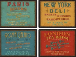 Pimpernel Lunchtime Set of 4 Large Placemats Hot