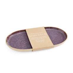 Portmeirion Minerals Medium Oval Platter, Amethyst Clearance