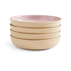 Portmeirion Minerals Set of 4 Low Bowls, Rose Quartz Clearance