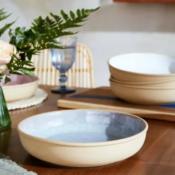 Portmeirion Minerals Set of 4 Low Bowls, Aquamarine Best