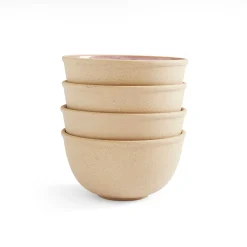 Portmeirion Minerals Set of 4 Small Bowls, Rose Quartz Discount