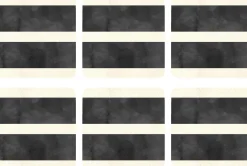 Pimpernel Mono Stripe Set of 6 Coasters Discount