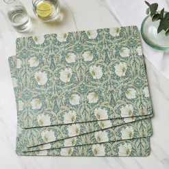 Spode Morris & Co. Pimpernel Set of 4 Placemats New