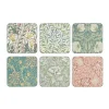 Spode Morris & Co. Set of 6 Coasters New