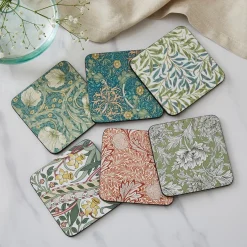 Spode Morris & Co. Set of 6 Coasters New