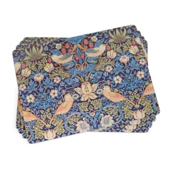 Pimpernel Morris & Co. Strawberry Thief 4 Placemats Outlet