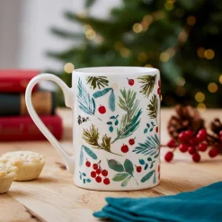 Portmeirion Mug Meirion Christmas Sprigs Mug Hot