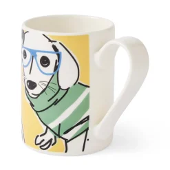 Portmeirion Mug Meirion Dog Mug, Bright Yellow Outlet