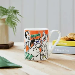 Portmeirion Mug Meirion Dogs Mug, Bright Orange Outlet