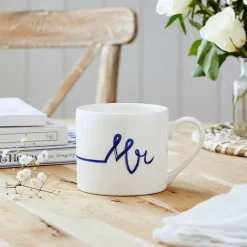 Portmeirion Mug Meirion Mr Mug, Blue & White Discount