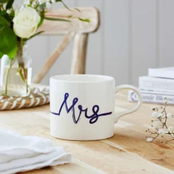 Portmeirion Mug Meirion Mrs Mug, Blue & White Sale