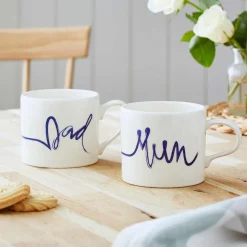 Portmeirion Mug Meirion Mum Mug, Blue & White Outlet
