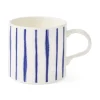 Portmeirion Mug Meirion Pin Stripes Mug, Blue & White Discount