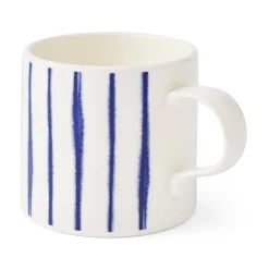Portmeirion Mug Meirion Pin Stripes Mug, Blue & White Discount