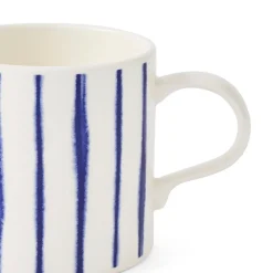 Portmeirion Mug Meirion Pin Stripes Mug, Blue & White Discount
