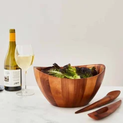 Nambe Nambé Harmony Salad Bowl & Servers Discount