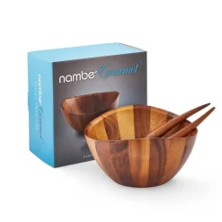Nambe Nambé Harmony Salad Bowl & Servers Discount