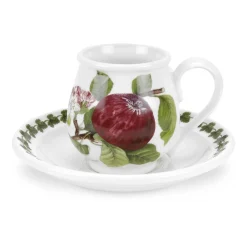 Portmeirion Pomona Apple Mocha Coffee Cup & Saucer Best