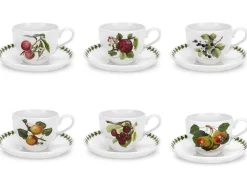 Portmeirion Pomona Set of 6 Cups & Saucers Outlet