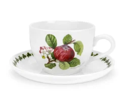 Portmeirion Pomona Set of 6 Jumbo Cups & Saucers New