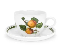 Portmeirion Pomona Set of 6 Jumbo Cups & Saucers New
