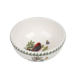 Portmeirion Botanic Garden Birds Fruit Salad Bowl Scarlet Tanager Clearance