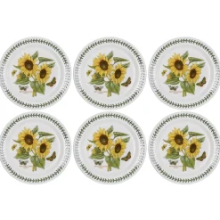 Portmeirion Botanic Garden10 inch Plate Sunflower Set of 6 Outlet