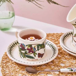 Portmeirion Botanic Garden Tea Cup and Saucer (D) Set of 6 New