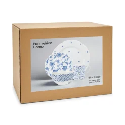 Portmeirion Home 16 Piece Set, Blue Indigo Discount