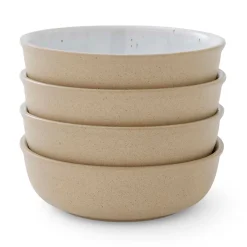 Portmeirion Minerals set of 4, Small Low Bowls, Moonstone Hot