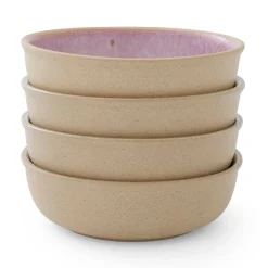 Portmeirion Minerals set of 4, Small Low Bowls, Rose Quartz Best
