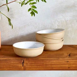 Portmeirion Minerals set of 4, Small Low Bowls, Moonstone Hot