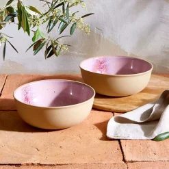 Portmeirion Minerals, set of 2 Large Bowls, Rose Quartz Best
