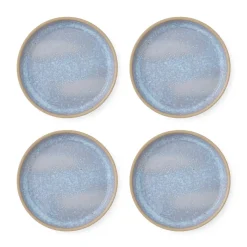 Portmeirion Minerals set of 4 Tea Plates, Aquamarine Outlet
