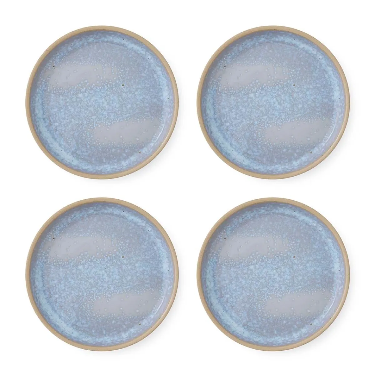 Portmeirion Minerals set of 4 Tea Plates, Aquamarine Outlet