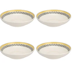 Portmeirion Westerly Yellow 8.5 Inch Pasta Bowl Set of 4 Best