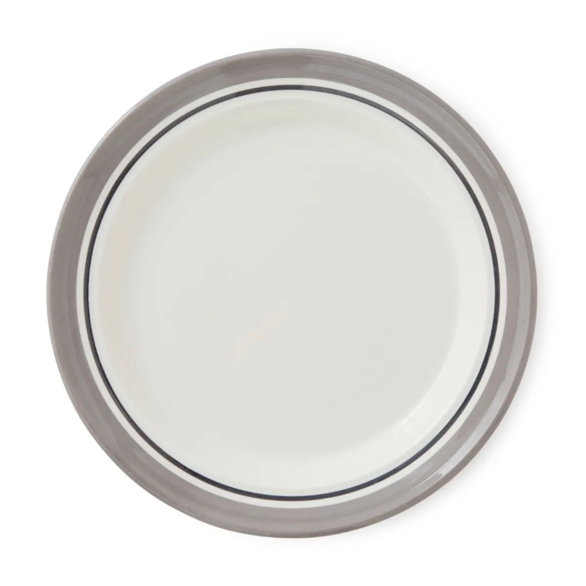 Portmeirion Potter's Stripe Dinner Plate, Grey New