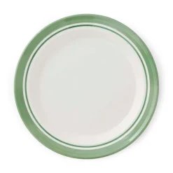 Portmeirion Potter's Stripe Dinner Plate, Green Clearance