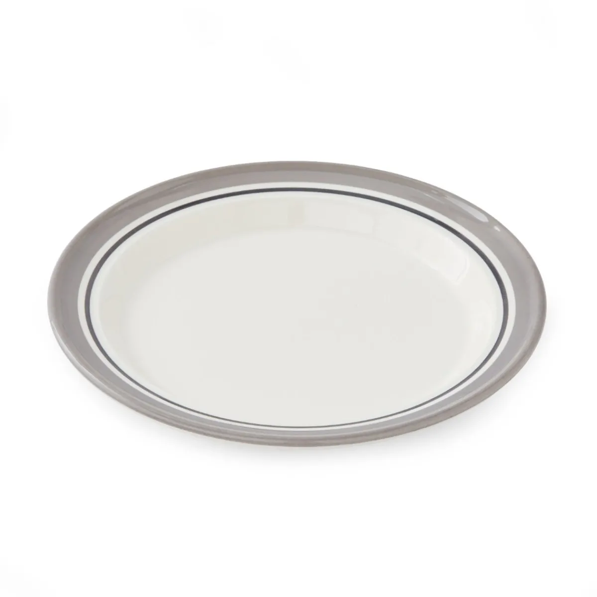 Portmeirion Potter's Stripe Dinner Plate, Grey New