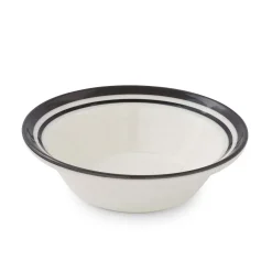 Portmeirion Potter's Stripe Oatmeal Bowl, Black Outlet