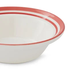 Portmeirion Potter's Stripe Oatmeal Bowl, Red Best