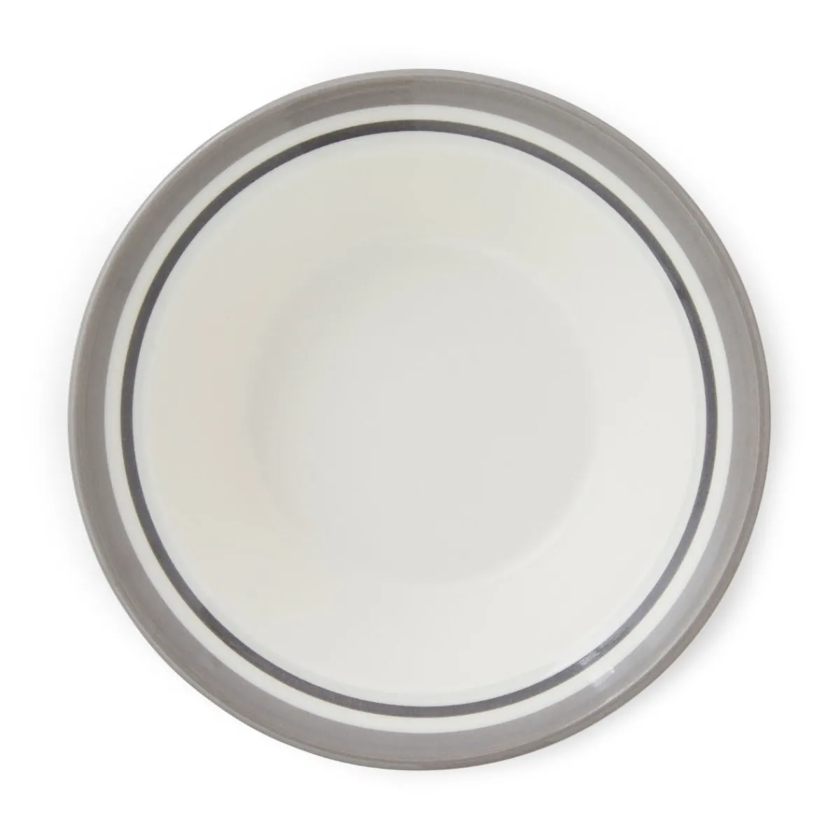 Portmeirion Potter's Stripe Oatmeal Bowl, Grey Best